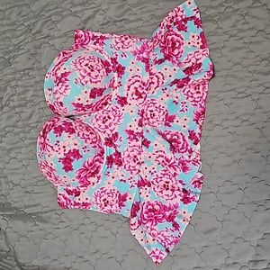 TORRID peplum tankini top